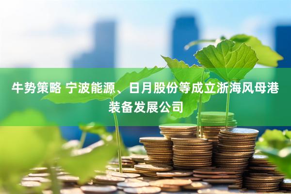 牛势策略 宁波能源、日月股份等成立浙海风母港装备发展公司