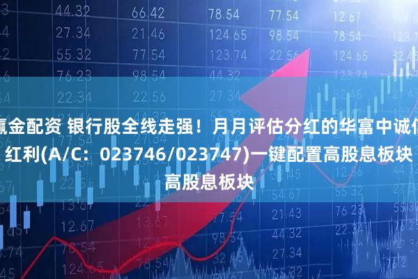 赢金配资 银行股全线走强！月月评估分红的华富中诚信红利(A/C：023746/023747)一键配置高股息板块