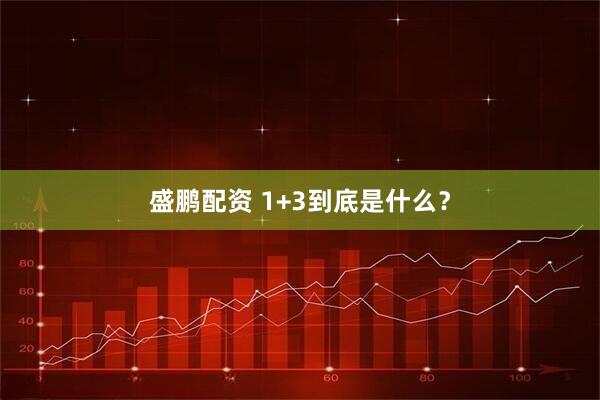 盛鹏配资 1+3到底是什么？